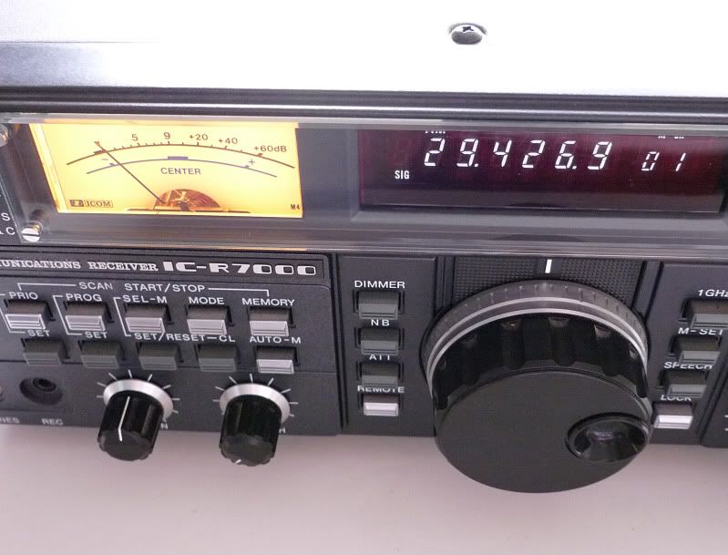 Up for offer is this ICOM IC R7000 communications receiver unit.