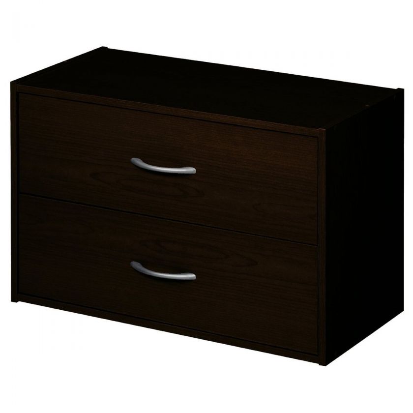 ClosetMaid 2 Drawer Stackable Horizontal Laminate Organ  