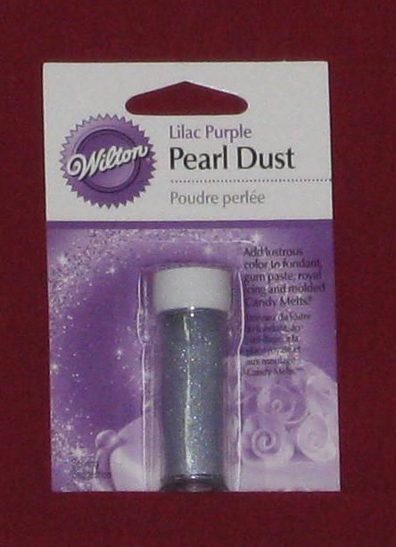 PEARL DUST, WILTON,LILAC PURPLE,GUM PASTE/FONDANT  