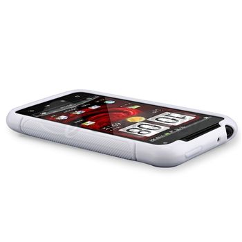 new generic tpu rubber skin case for htc droid incredible s frost 