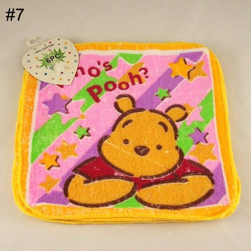 PC Square Cotton Baby Kids Face Cloths Washcloth towels  15 Patterns 