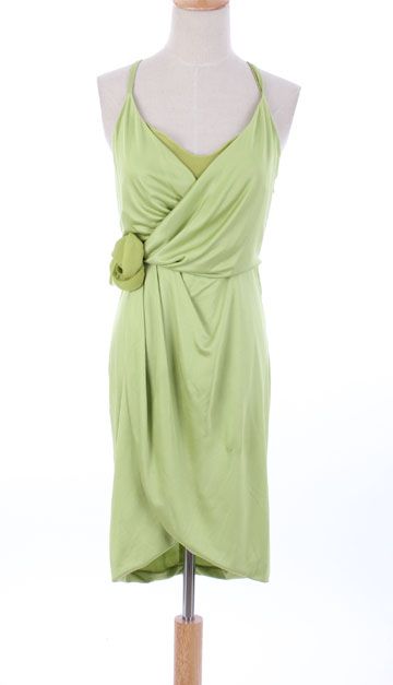 BLUMARINE SOFT GREEN DRESS IT38 US2 NWT  