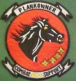 Navy Helicopter Combat Support Squadron 4 Patch  