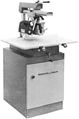 ROCKWELL Delta 10 Deluxe Radial Arm Saw Owners Manual  