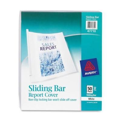   47710   Non Slip Sliding Bar Report Cover   Pocket Folders   AVE47710
