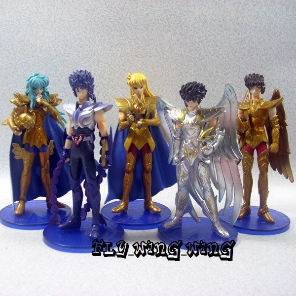 SAINT SEIYA anime PVC figure set of 5 pcs NEW set B  