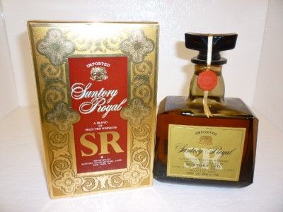 SUNTORY ROYAL WHISKEY JAPANESE 750 ML SUPER RARE JAPAN SR WHISKY 