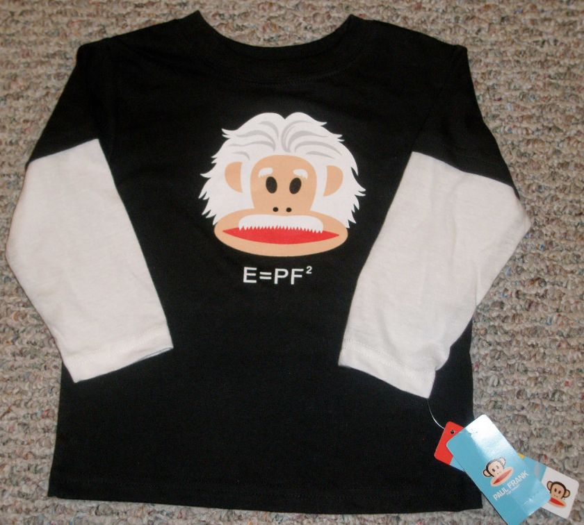 Paul Frank Julius Einstein Monkey Boy T Shirt 18 24M 3T  