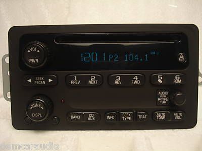 Avalanche Escalade SSR Yukon Radio CD Player 15104155 UB0 2003 2004 