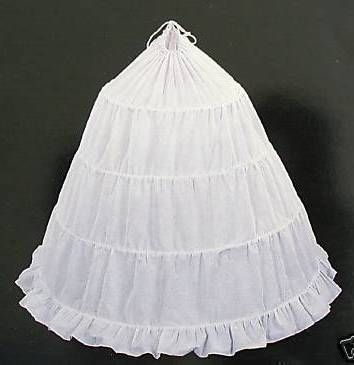 NEW 4 Hoop Wedding Slip Dress Gown skirt Petticoat 40  