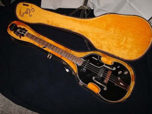 Vintage Univox LECTRA Bass 1970, Viola with Frets  