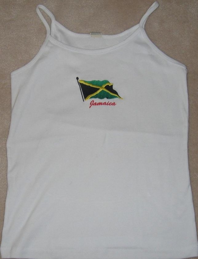 JAMAICA FLAG LADIES SMALL TANK TOP JA WOMEN CLOTHING SM  
