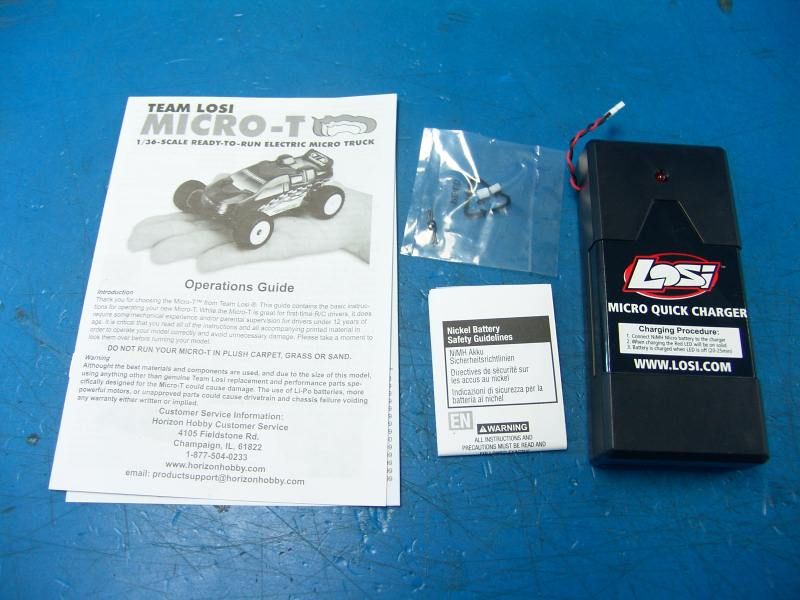 Team Losi Micro T Stadium Truck 1/36 R/C RC PARTS NiMH AM 27MHz 