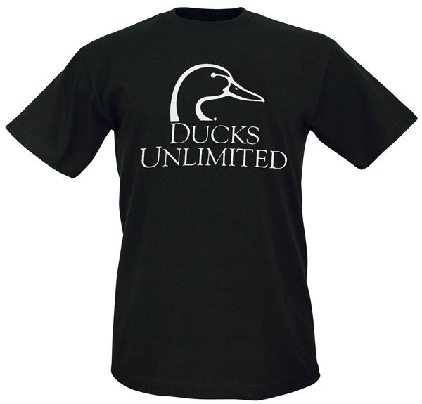 Ducks Unlimited Logo T Shirt Black / Military NWT  