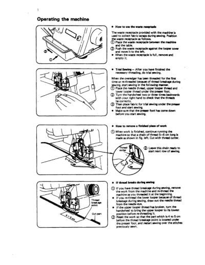 BERNINA BERNETTE SERGER MO 234 INSTRUCTION MANUAL BOOK  