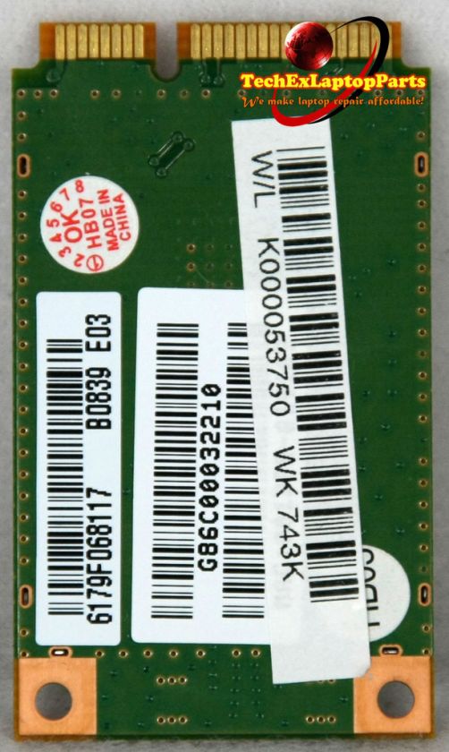 Toshiba A135 P205 Wifi K000053750 AR5BXB63 PA3613 1MPC  