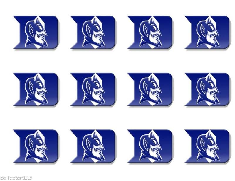 Duke COLLEGE CUPCAKE TOPPERS  