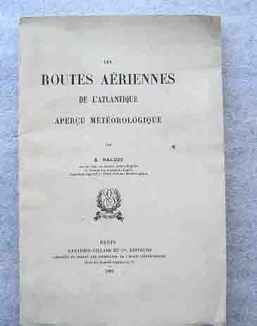 AVIATION METEO AERIENNE ATLANTIQUE 1928 avec CARTES  