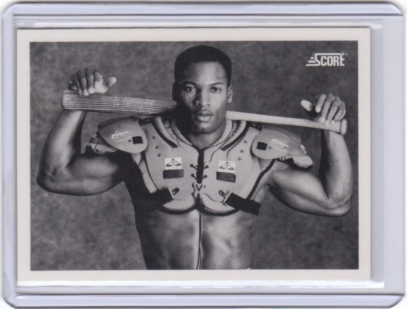 1990 Score BO JACKSON FB/BB Card~90~1989~89~RAIDERS  