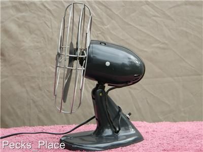   and Myers Bullet Back Oscillating Antique Vintage Fan **