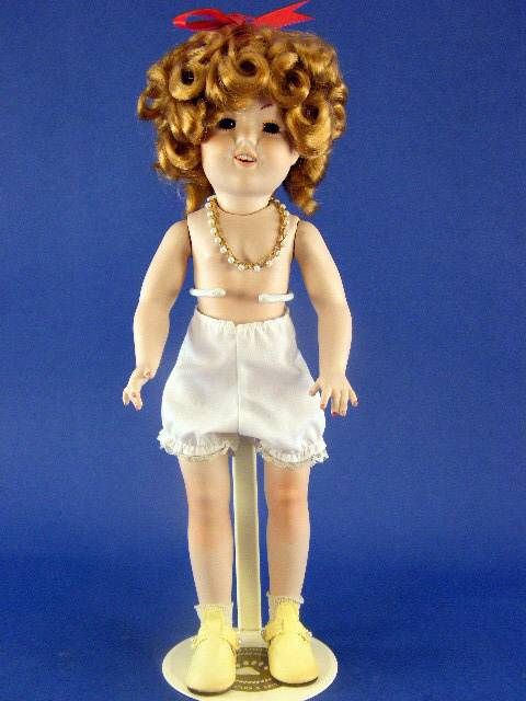 Artist Made 16 Shirley Temple Porcelain Doll  