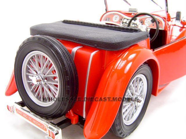 Brand new 118 scale diecast 1947 MG TC Midget by Road Signature.