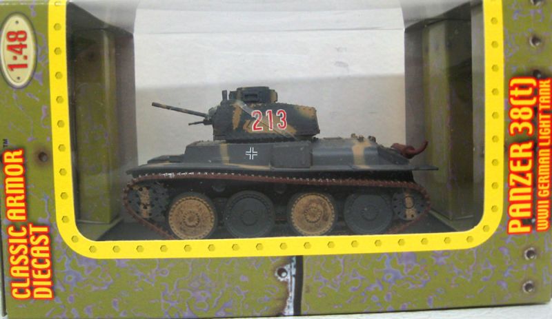 21st Century 1/48 WWII German Panzer 38 Camo Tank  