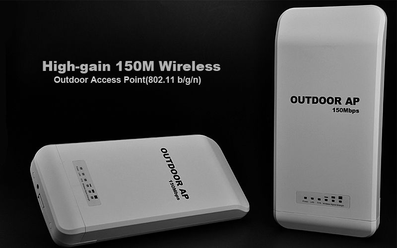 WiFi  150M Wireless Outdoor Access Point, High Gain (802.11 b/g/n 