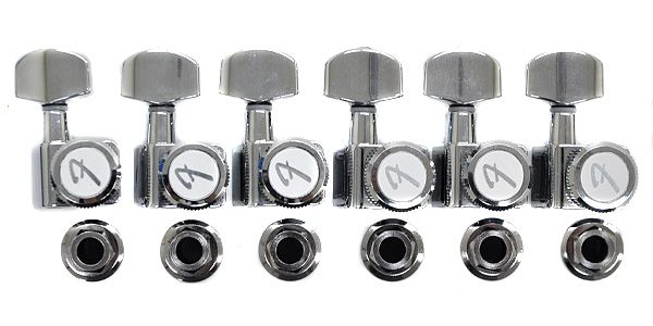 FENDER LOCKING TUNER CHROME SET OF 6 NEW*****WORLDWIDE 