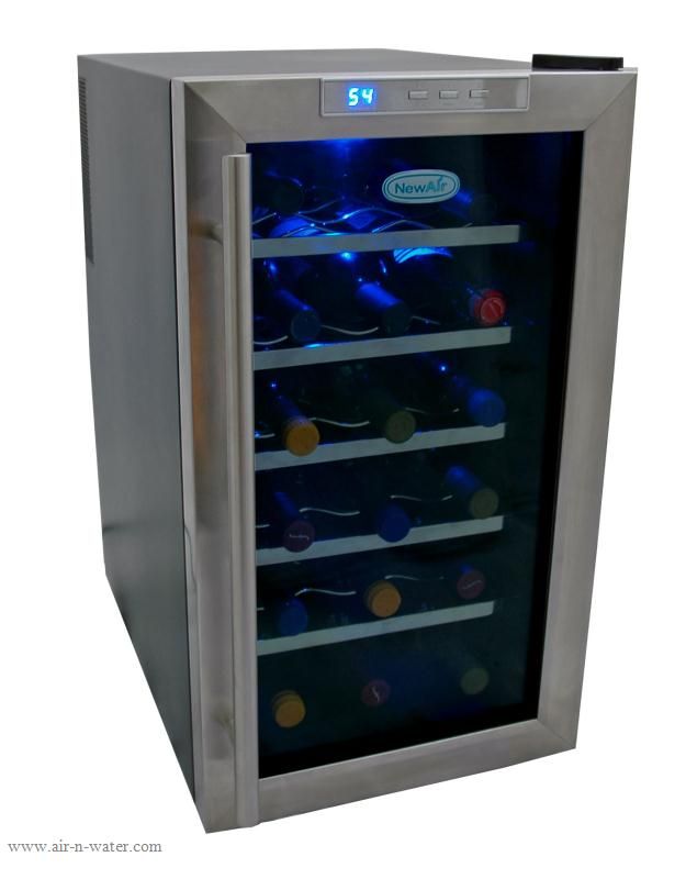 AW 181E NewAir 18 Bottle Wine Cooler With Digital Temperature Readout