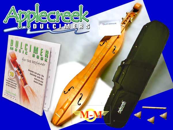 Applecreek acd200k Jumbo Cherry Mountain Dulcimer OUTFT  