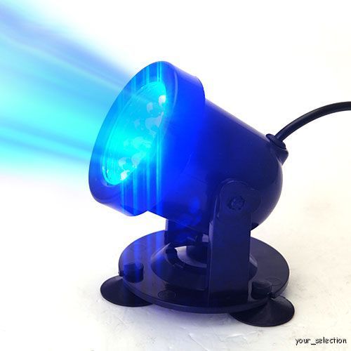 Aquarium Fish Tank Water Proof Blue 18 LED Lights Light  