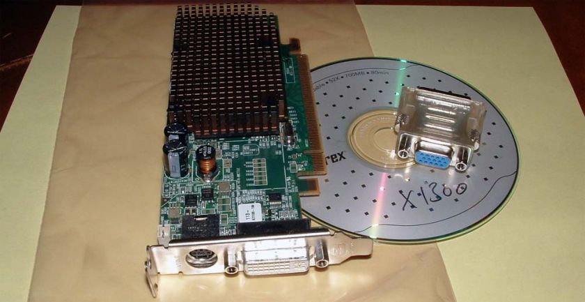 ATI Radeon X1300 128MB PCI Express Low Profile LP DVI XP VISTA Video 