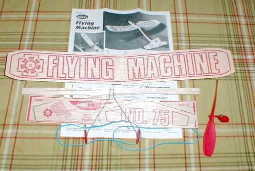   Propeller Powered Airplane 17 Wing Span Balsa Wood Guillows NIB