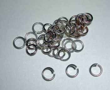 20 STEEL 6MM JUMP RINGS~MAKE YOUR OWN JEWELRY  