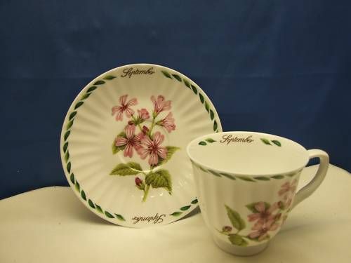 September Cup/Saucer Bone China Tea Set Royal Patrician  