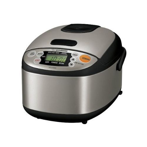 Zojirushi NS LAC05XT 3 Cup Micom Rice Cooker and Warmer, Black 