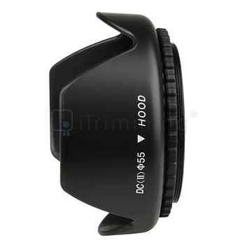 55mm UV Filter+Lens Cap Cover+Hood+Pen For Sony A230  