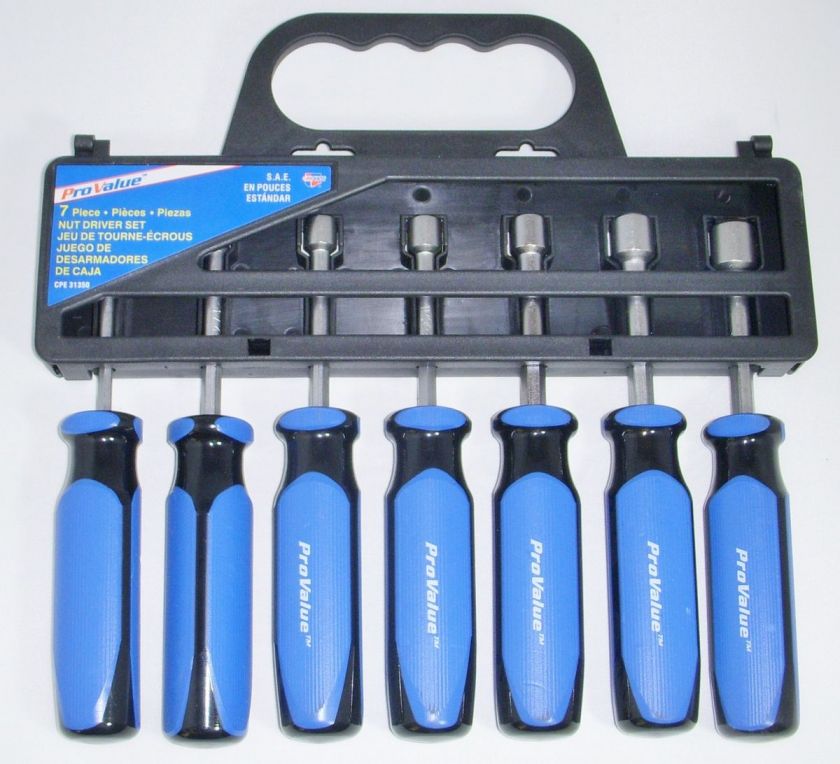 CarQuest Pro Value 7 Piece S.A.E. Nut Driver Set # CPE31350  