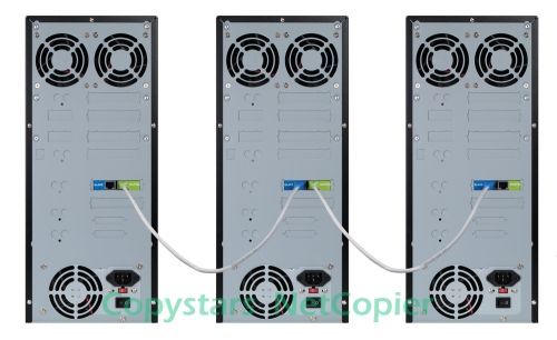 CD DVD Duplicator Dasiy Chain 500Gb to 7 Burner Copier  