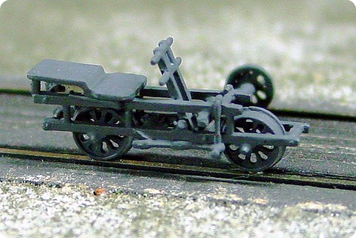 HAND/LEVER POWERED VELOCIPEDE HO STANDARD GAUGE SEQUOIA MODELS Kit FSM 