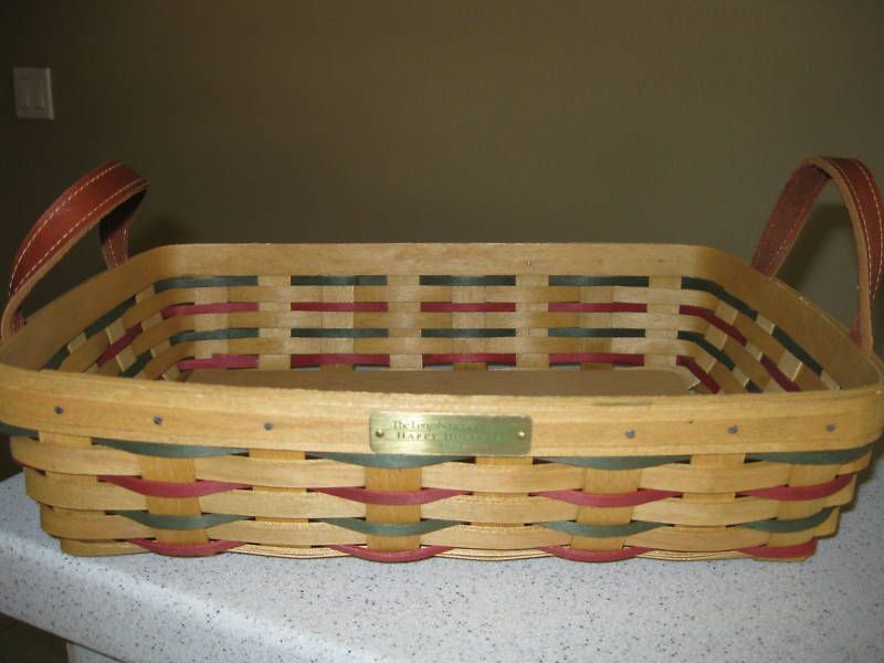 Longaberger 2003 Christmas Back Porch Employee Reward Basket  