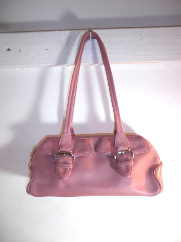 COLE HAAN Dusty Rose Pink Leather PURSE / Shoulder Bag  