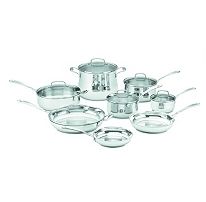 Cuisinart 14 pc STAINLESS STEEL Cookware Set  