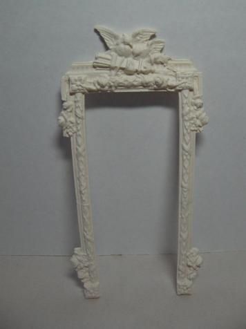 Dollhouse Miniature Cast Resin Door Trim # 3  