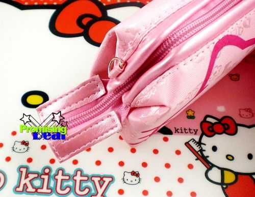 HELLO KITTY COSMETIC MAKE UP CASE HAND BAG PINK  