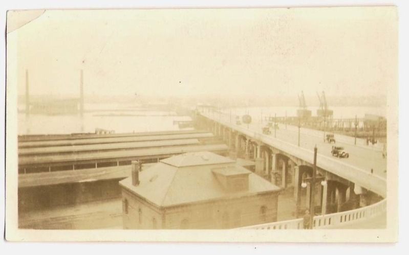 Million Dollar Bridge South Portland Maine ME Antique Photo 1920s 