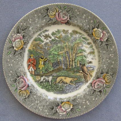 Adams Currier & Ives Woodcock Shooting Plate  