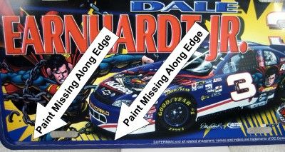 NASCAR Dale Earnhardt Jr. SUPERMAN CAR License Plate  