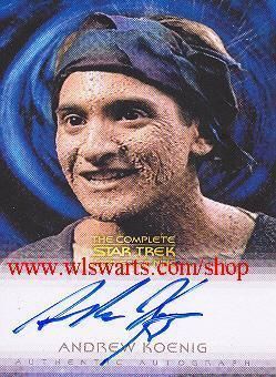 Quotable Star Trek Deep Space Nine Andrew Koenig Auto  